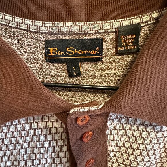 Ben Sherman Polo  (brown) - Picture 2 of 7